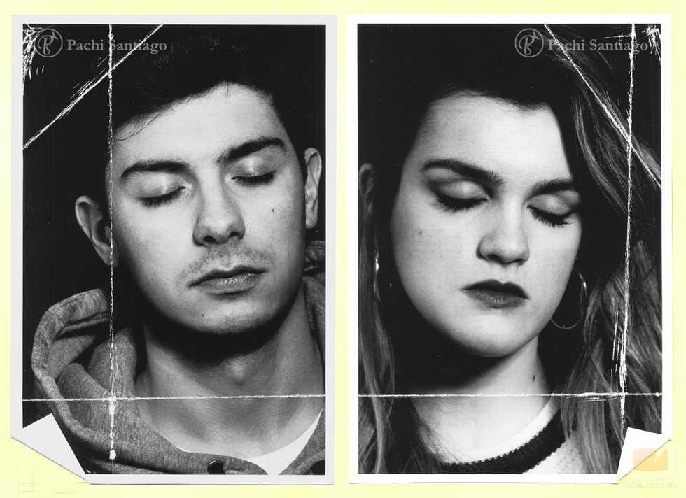 Amaia y Alfred posan para el fotógrafo Pachi Santiago en "El alma de Almaia"