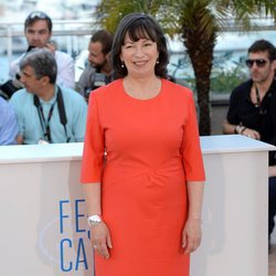 Marion Bailey posa ante los medios en el Festival de Cine de Cannes de 2014