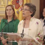 Rosa María Mateo prometiendo su cargo de administradora de RTVE