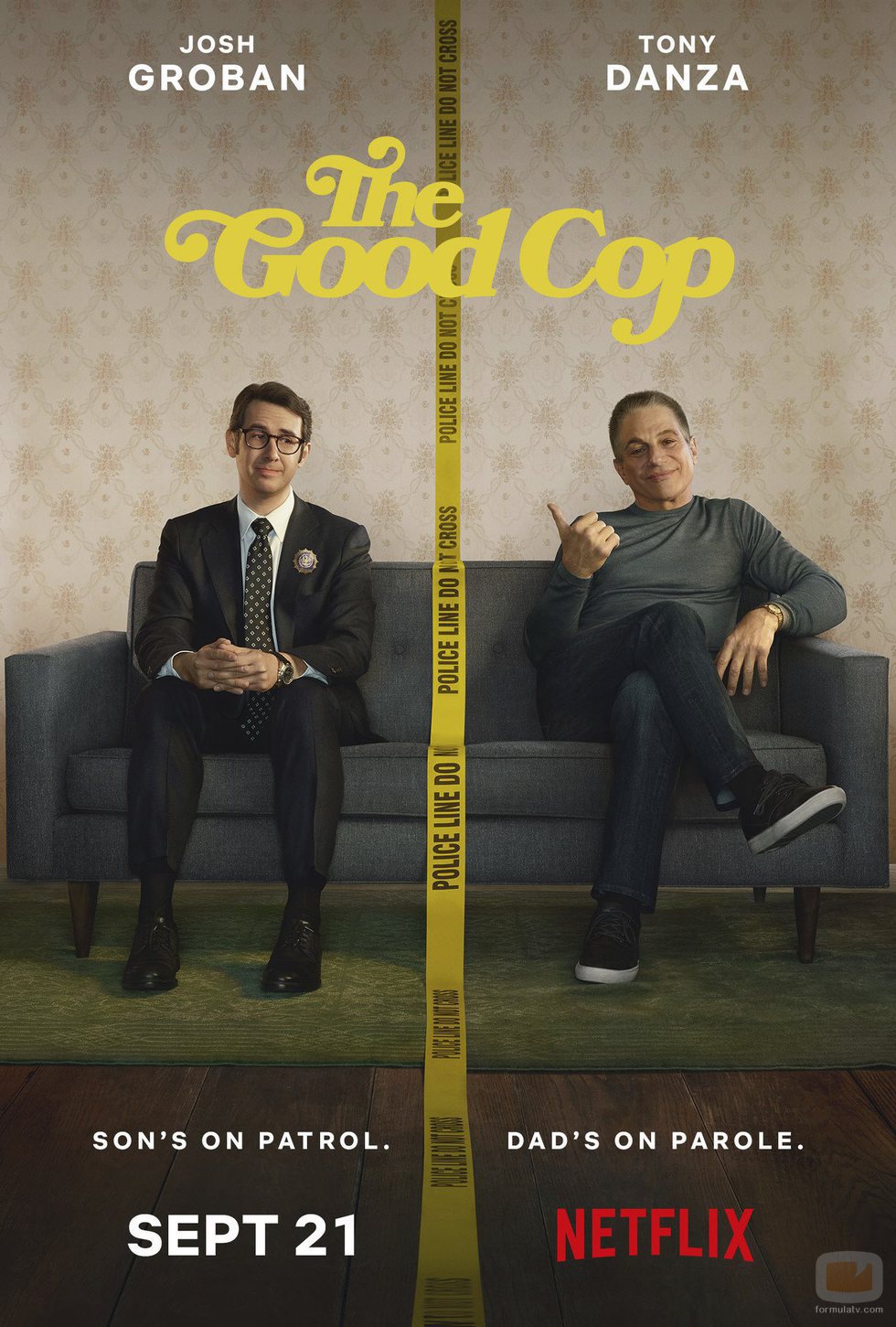 Póster promocional de 'The Good Cop', comedia policíaca de Netflix