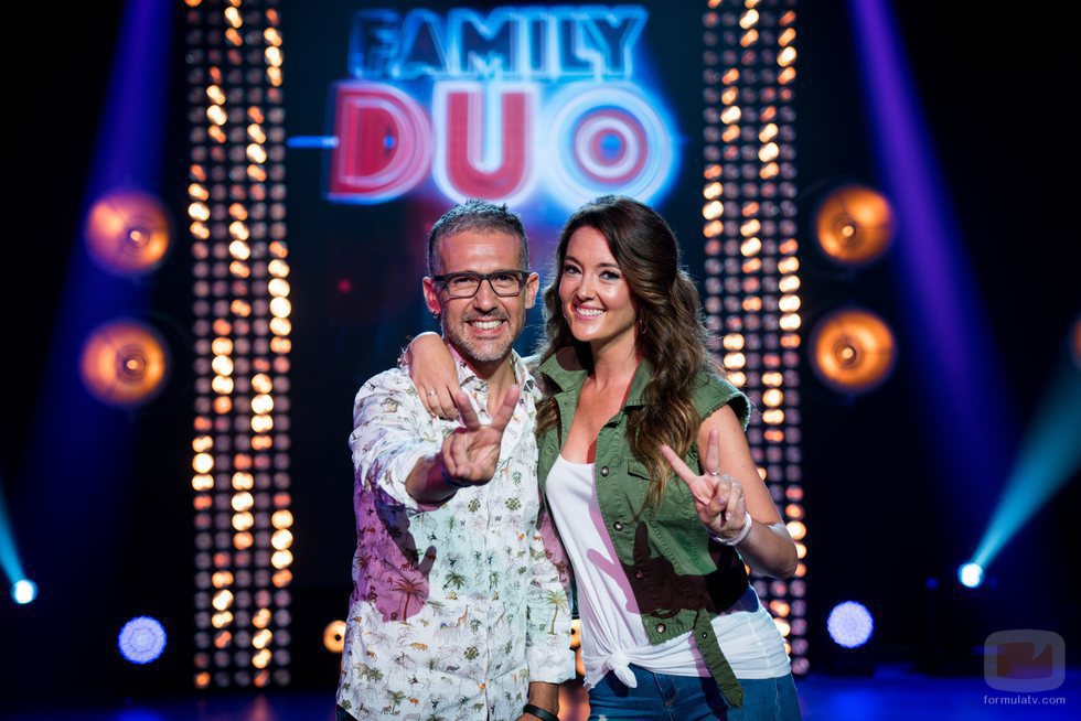 Sonia Fernández y Joan Espinosa,  presentadores de 'Family duo'
