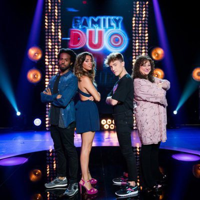 Sergio Alcover, Sandra Cervera, Carlos Marco y Mari Giner, miembros del jurado de 'Family duo'