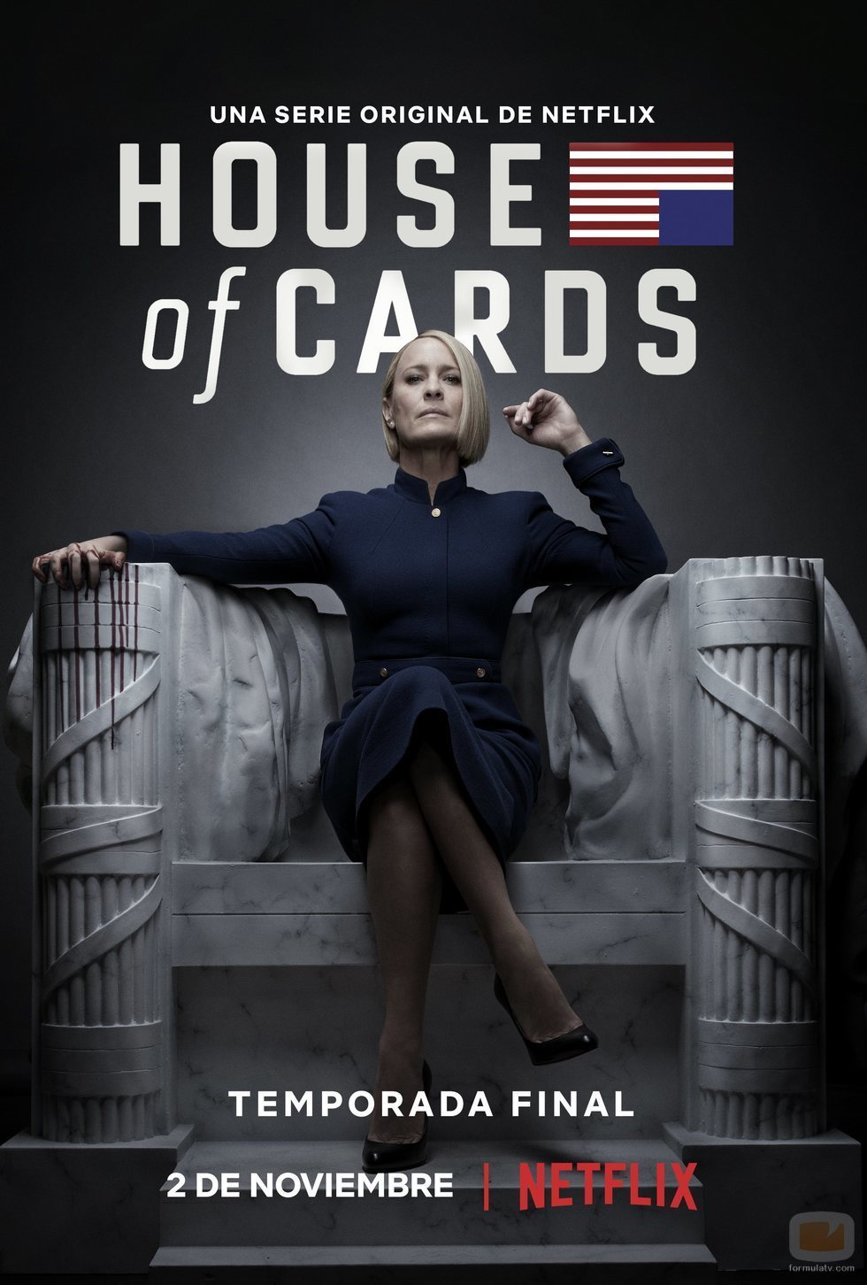 Póster de la sexta temporada de 'House of Cards'