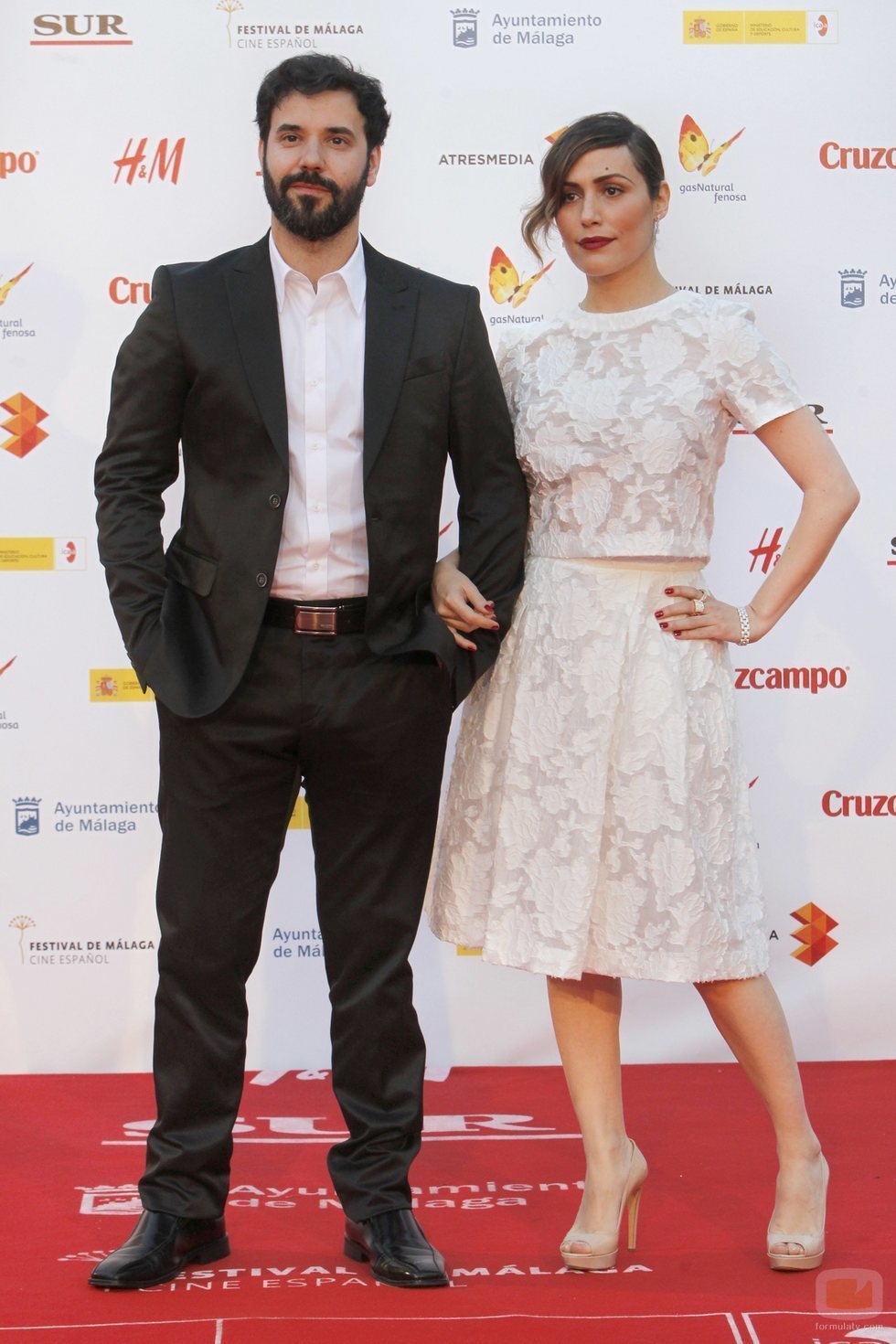 Miquel Fernández e Irene Montalà en el 18º Festival de Cine de Málaga