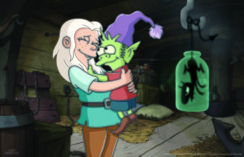 Bean y Elfo se abrazan en '(Des)encanto' ante la mirada de Luci