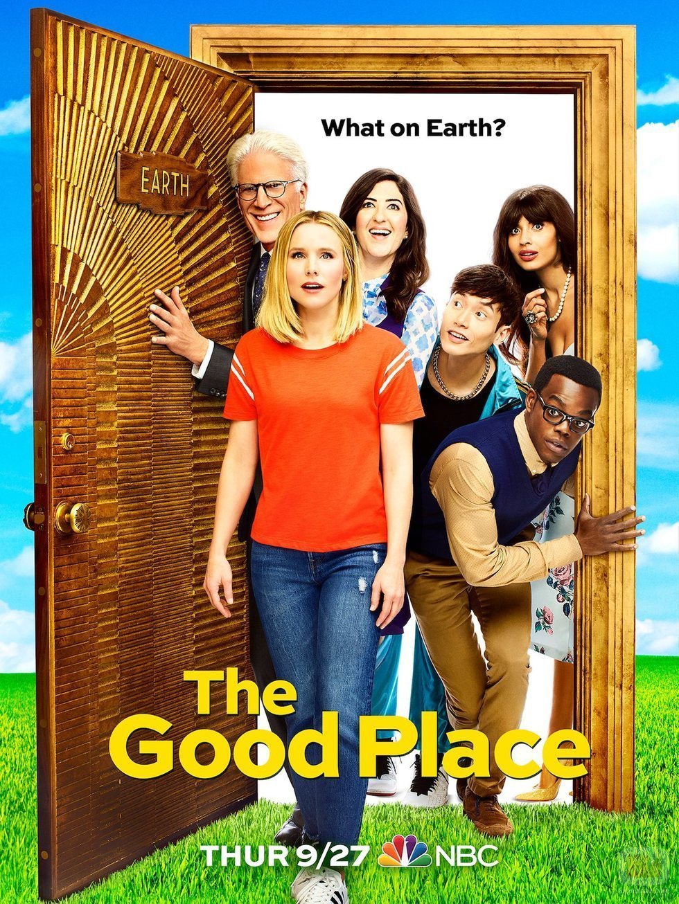 Póster de la tercera temporada de 'The Good Place'