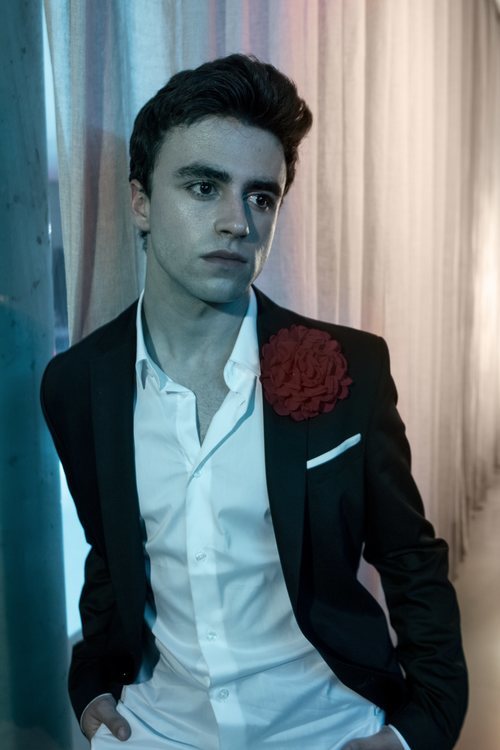 Itzán Escamilla en una exclusiva fiesta de 'Élite', la serie de Netflix