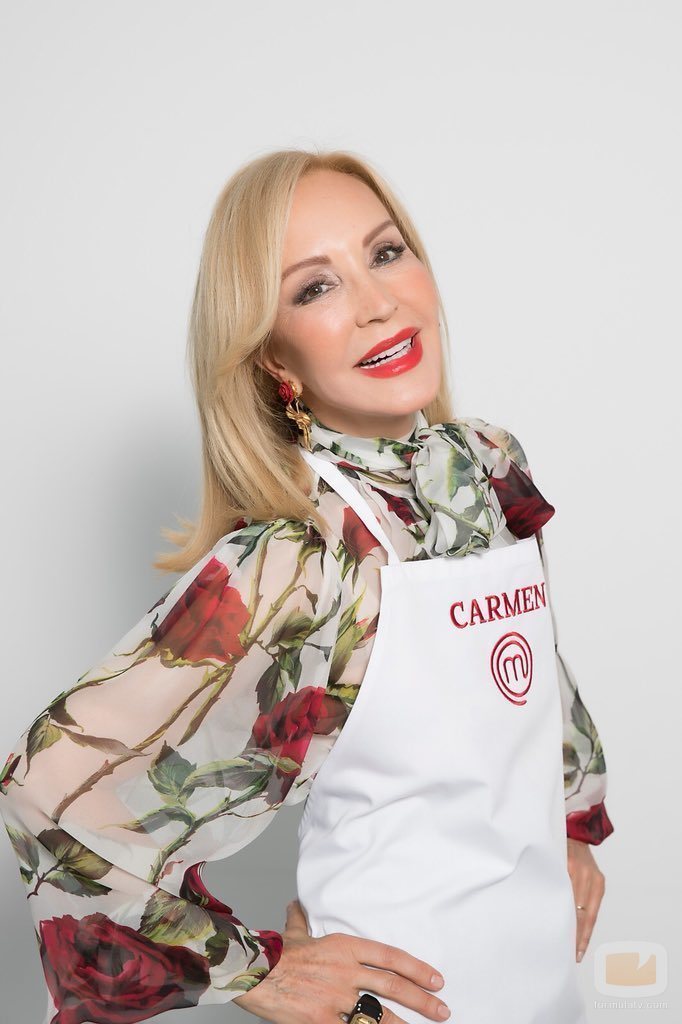 Carmen Lomana, concursante de 'MasterChef Celebrity 3'