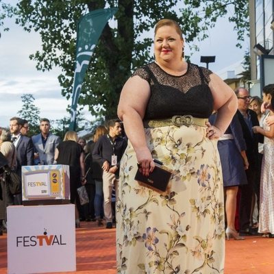 Itziar Castro, de 'Vis a Vis', en la alfombra naranja del FesTval 2018