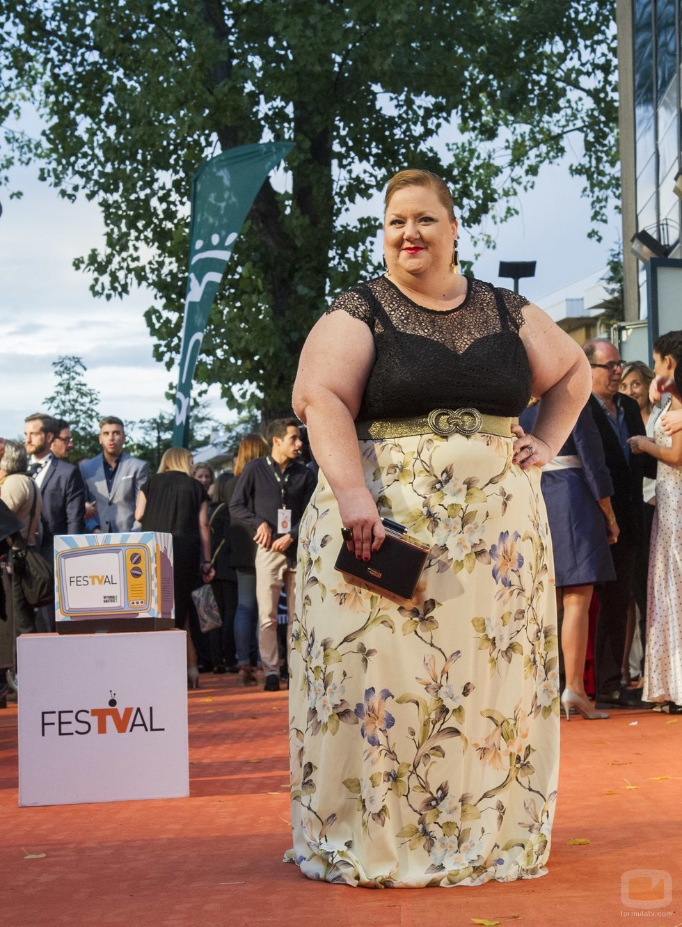 Itziar Castro, de 'Vis a Vis', en la alfombra naranja del FesTval 2018