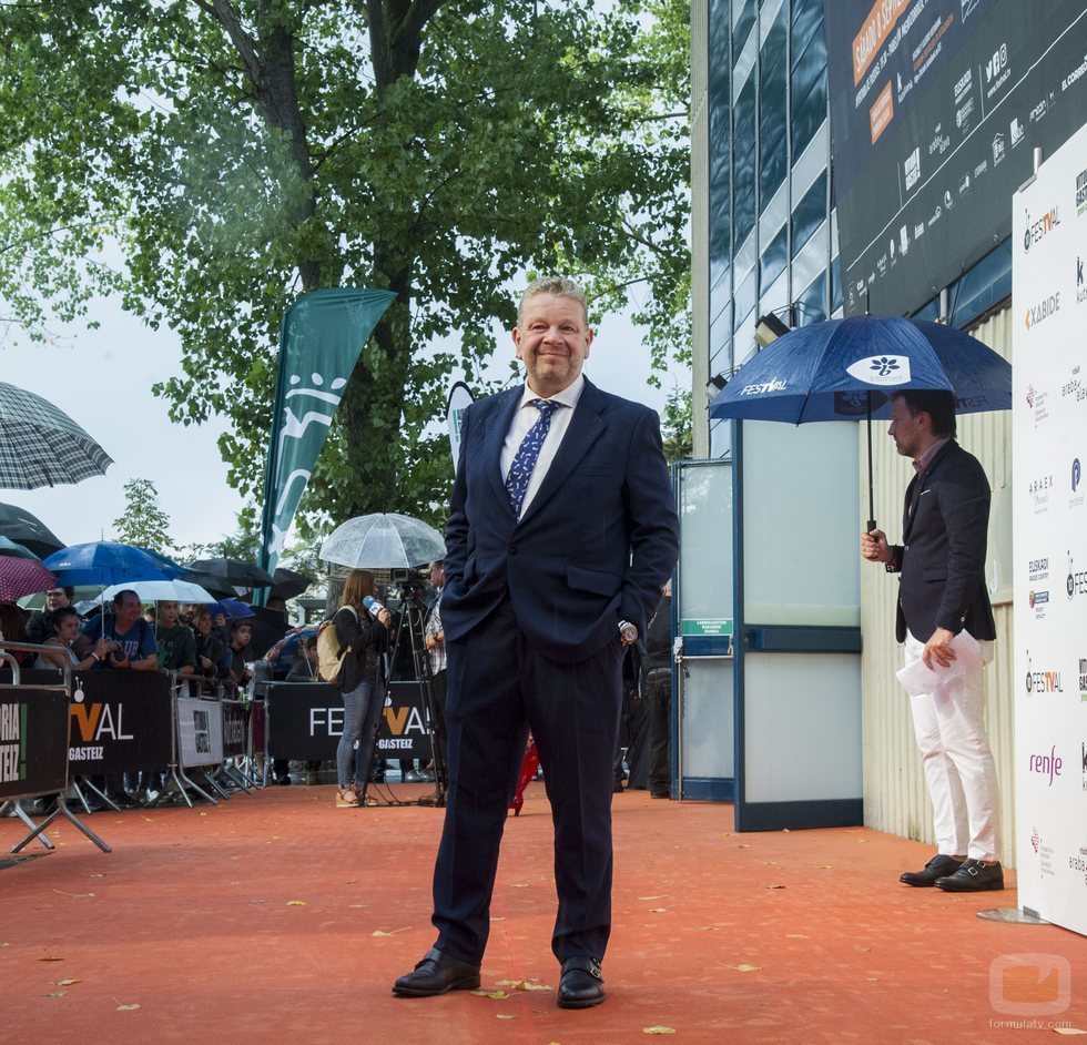 Alberto Chicote, de 'Pesadilla en la cocina' y 'Top Chef', en la alfombra naranja del FesTVal 2018