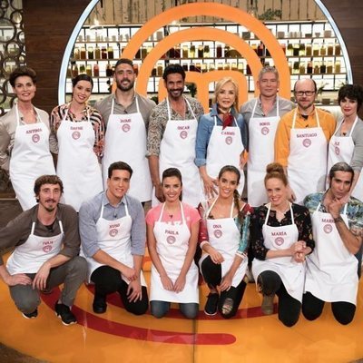 Foto de grupo de los aspirantes de 'MasterChef Celebrity 3'