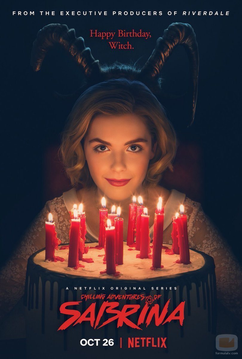 Póster oficial de 'Las escalofriantes aventuras de Sabrina', la serie de Netflix