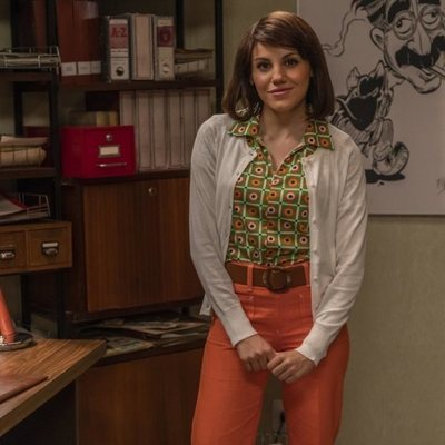 Nieves, la secretaria de la revista satírica de 'Amar es para siempre'