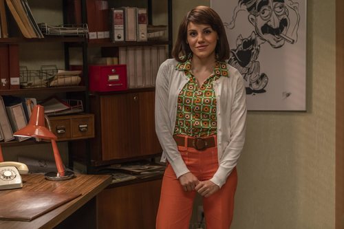 Nieves, la secretaria de la revista satírica de 'Amar es para siempre'