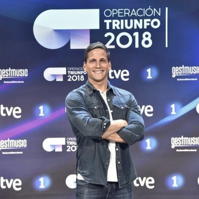 Gotzon Mantuliz, profesor de 'OT 2018', posa en la rueda de prensa