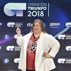 Itziar Castro, profesora de 'OT 2018', en la rueda de prensa