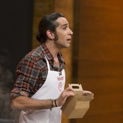 Mario Vaquerizo, agobiado en 'MasterChef Celebrity 3'