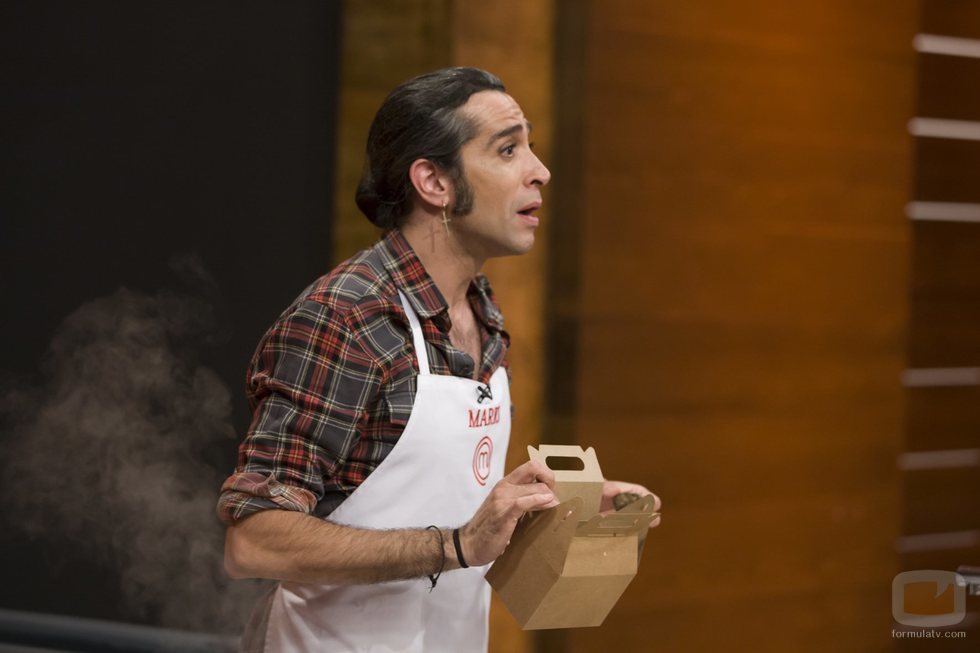 Mario Vaquerizo, agobiado en 'MasterChef Celebrity 3'