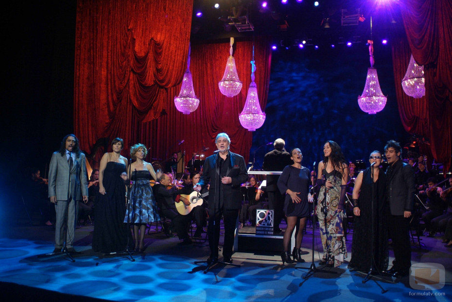 Escenario Plácido y la Copla