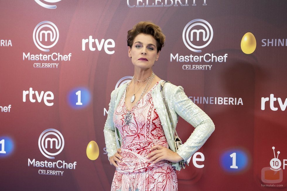 Antonia Dell'Atte, en la presentación de 'MasterChef Celebrity 3'