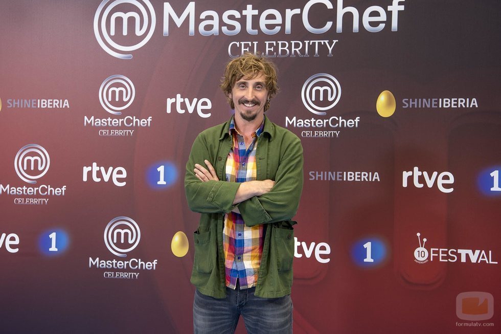 Iván Massagué, en la presentación de 'MasterChef Celebrity 3'