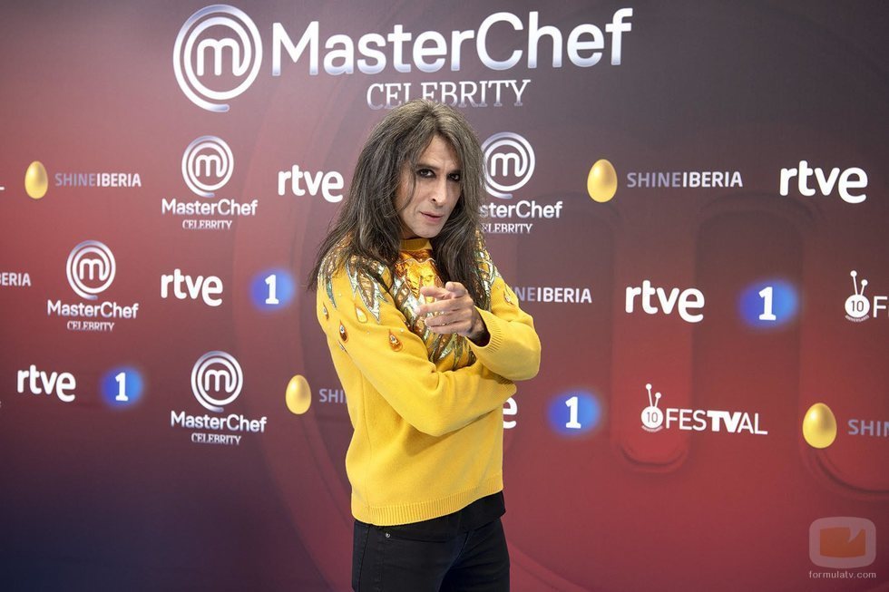 Mario Vaquerizo, en la presentación de 'MasterChef Celebrity 3'
