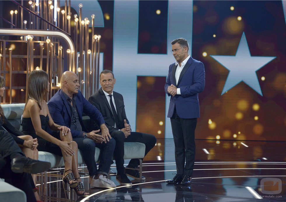 Jorge Javier Vázquez comentando la gala de 'GH VIP 6' con Kiko Matamoros