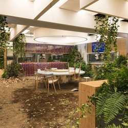 El comedor en ruinas de la casa de 'GH VIP 6'