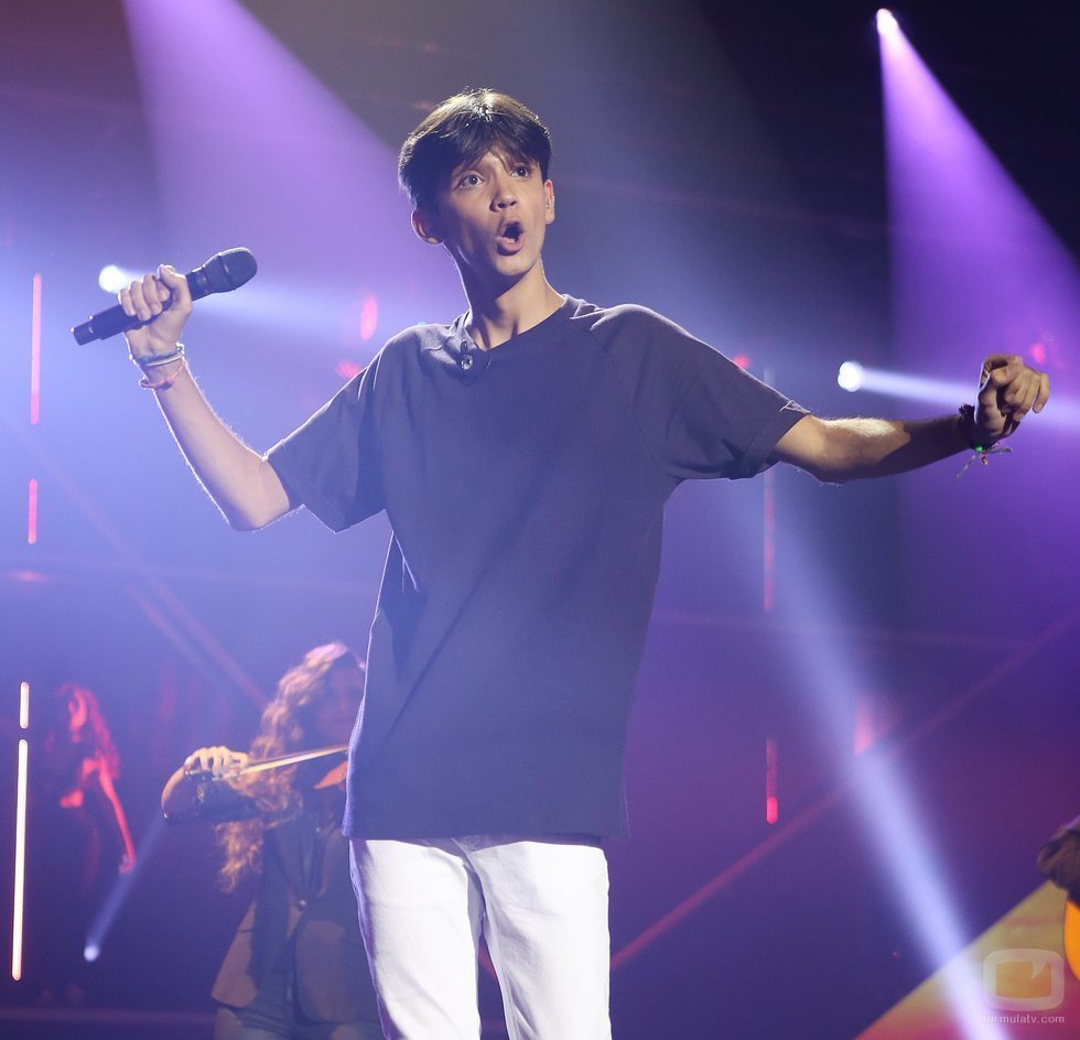 Dave, concursante de 'OT 2018', en la Gala 0