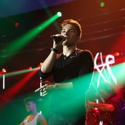 Damion cantando en la Gala 0 de 'OT 2018'