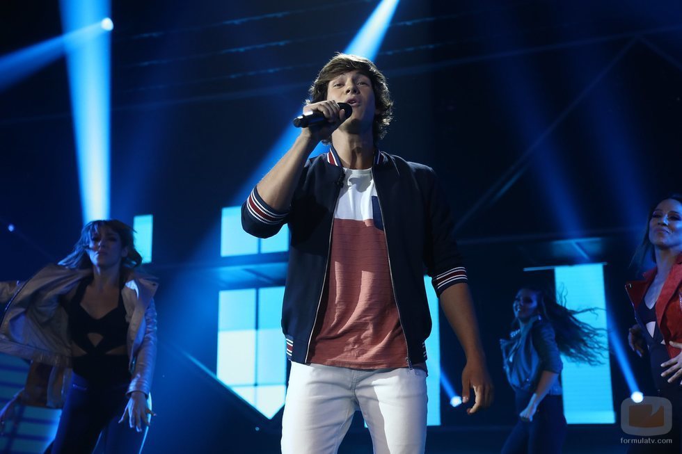 Luis Mas actuando en la Gala 0 de 'OT 2018'