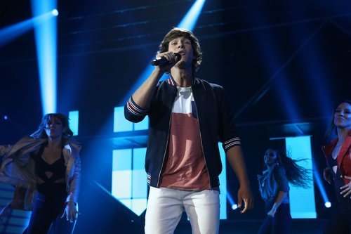 Luis Mas actuando en la Gala 0 de 'OT 2018'