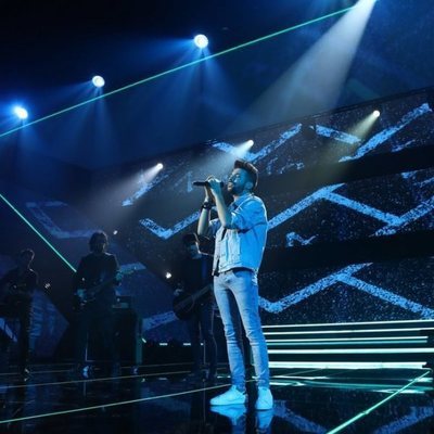 Rodrigo, el aspirante a entrar en 'OT 2018', durante su actuación