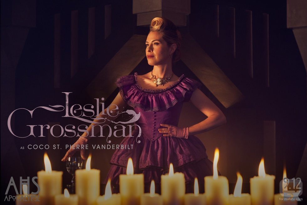Leslie Grossman como Coco St. Pierre Vanderbilt en 'American Horror Story: Apocalypse'