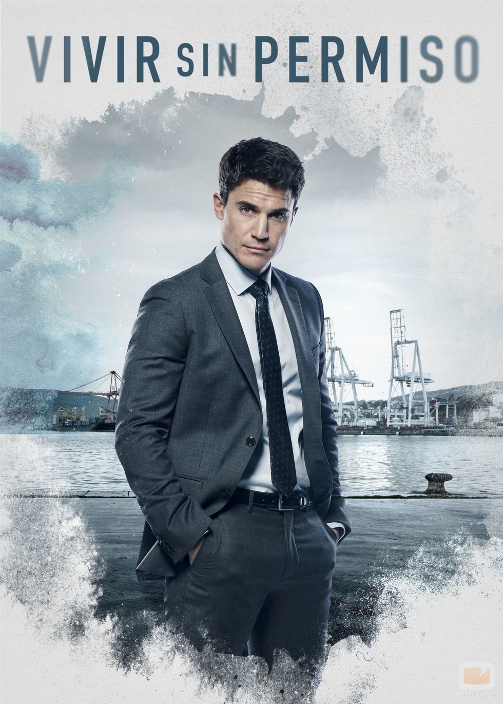 Póster oficial de Álex González en 'Vivir sin permiso'