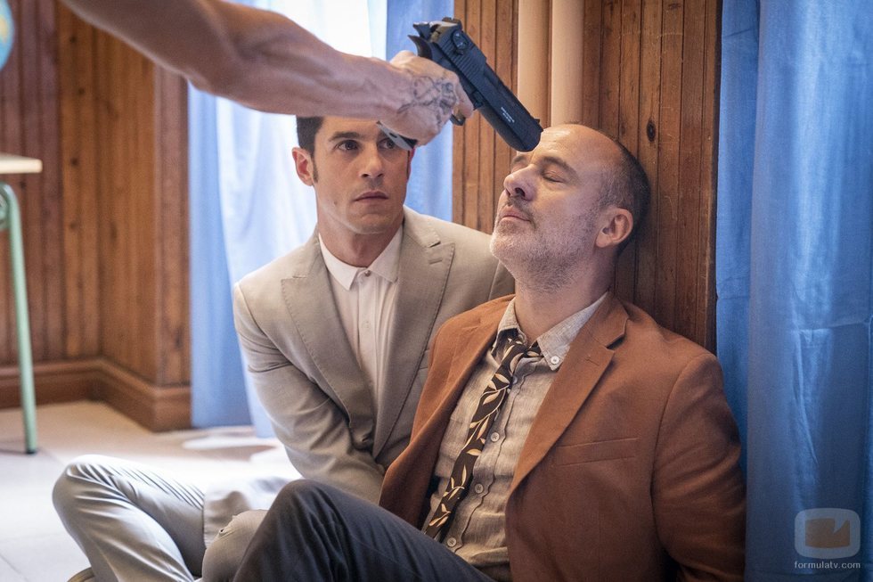 Alejo Sauras y Javier Gutiérrez en la segunda temporada de 'Estoy vivo'