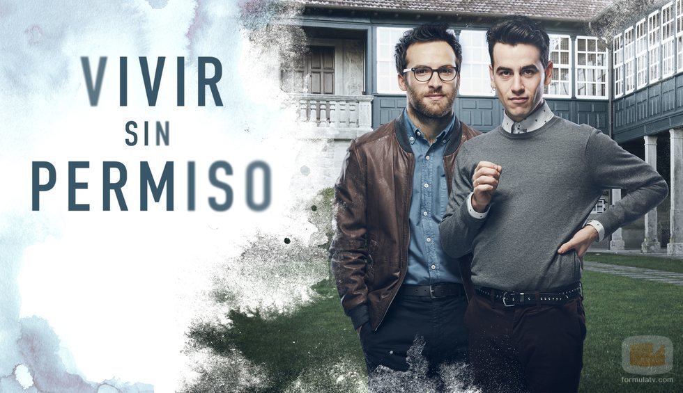 Póster oficial de Àlex Monner y Ricardo Gómez en 'Vivir sin permiso'