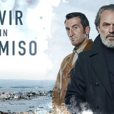 Póster oficial de José Coronado y Luis Zahera en 'Vivir sin permiso'