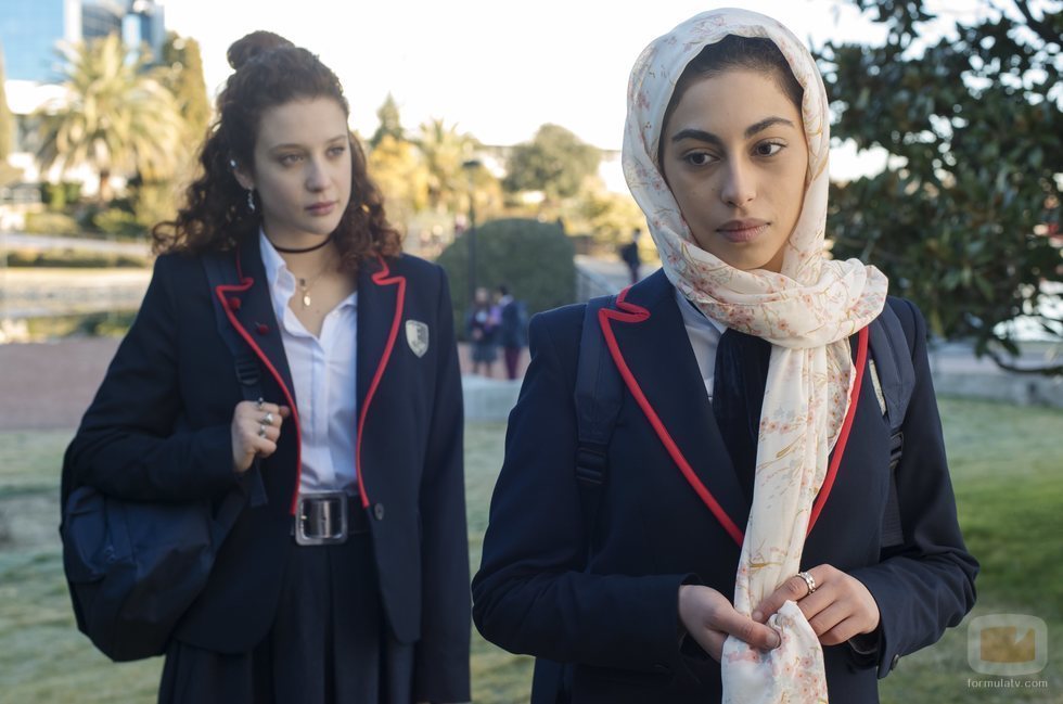 Marina y Diana en la primera temporada de 'Élite'