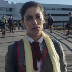 Nadia, interpretada por Mina El Hammani, en la primera temporada de 'Élite'