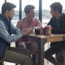 Polo, Guzmán y Ander en la primera temporada de 'Élite'