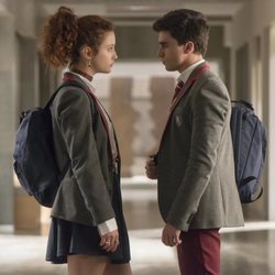 Samuel y Marina se miran cara a cara en la primera temporada de 'Élite'