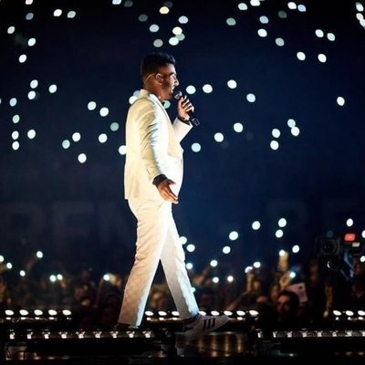 Juan Antonio, exconcursante de 'OT 2017', en un concierto de la Gira