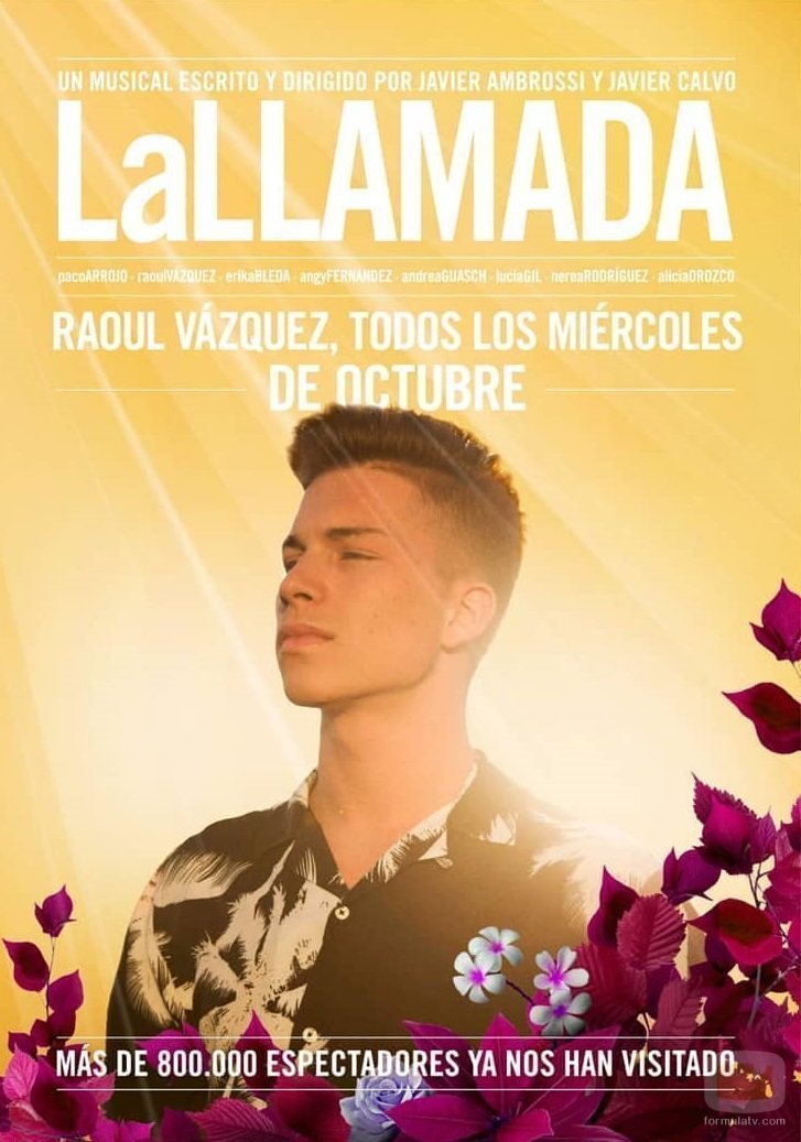 Raoul ('OT 2017') protagoniza uno de los póster de "La Llamada"