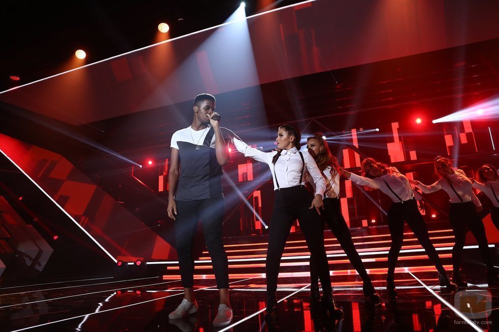 Famous actuando en la Gala 1 de 'OT 2018'