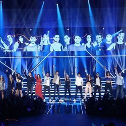 Foto de grupo durante la Gala 1 de 'OT 2018'