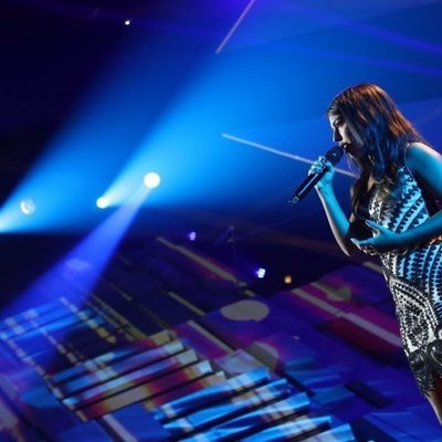 África actuando en la Gala 1 de 'OT 2018'