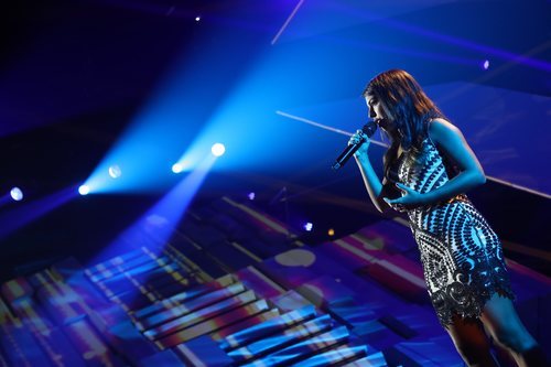 África actuando en la Gala 1 de 'OT 2018'