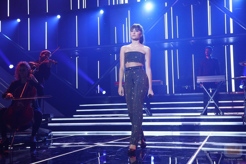 Aitana en su actuación de la Gala 1 de 'OT 2018'